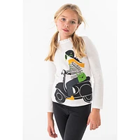 Queen Bee Scooter T-Shirt 4-10y