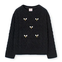 Queen Bee Knit Pullover 4-10y