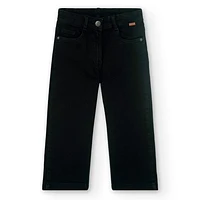 Stretched Wide Jeans 4-10y