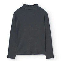 Rebel Black Long Sleeves T-Shirt 4-10y