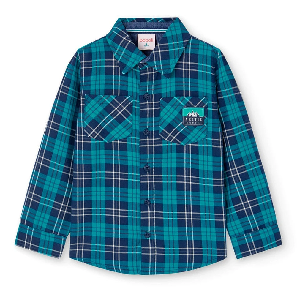 So Cool Plaid Shirt 4-10y