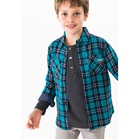 So Cool Plaid Shirt 4-10y