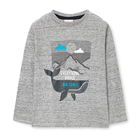 Whale Be OK Long Sleeves T-Shier 4-10y