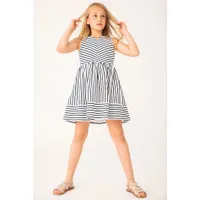 Striped Dress 4-10y