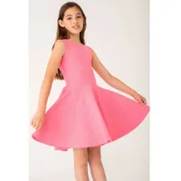 Embossed Knit Dress 4-10y