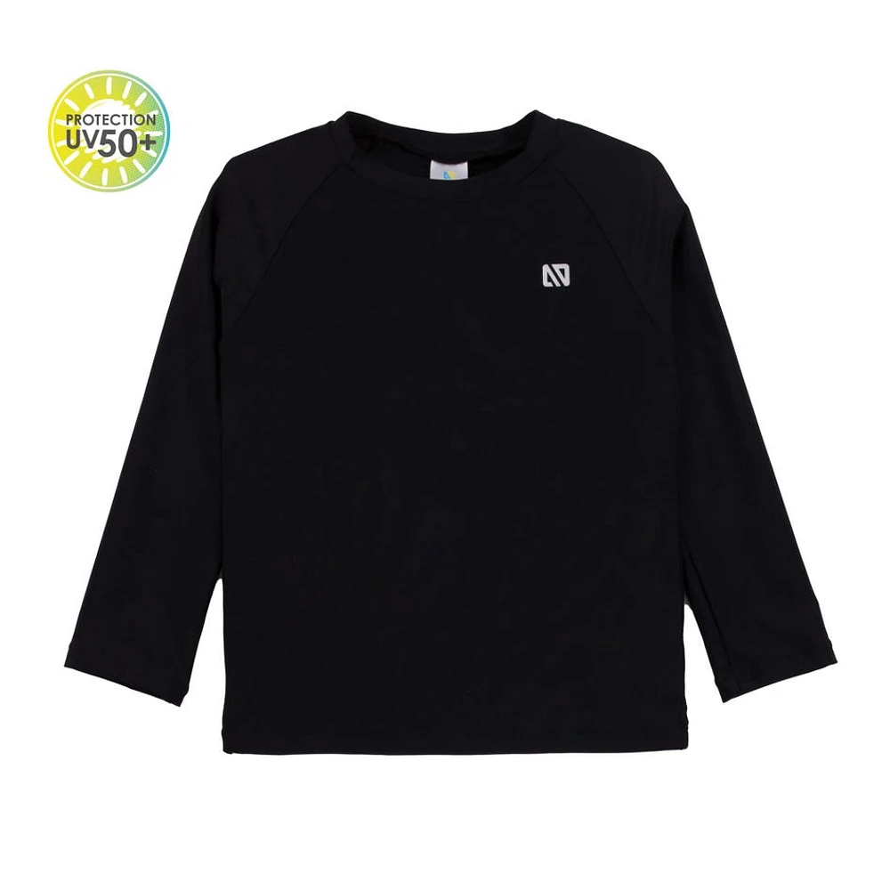 T-Shirt Maillot UV Manches Longues Uni 12-24mois