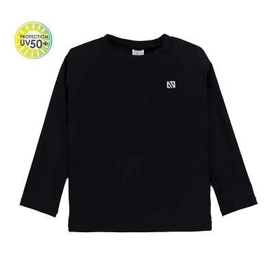 T-Shirt Maillot UV Manches Longues Uni 12-24mois