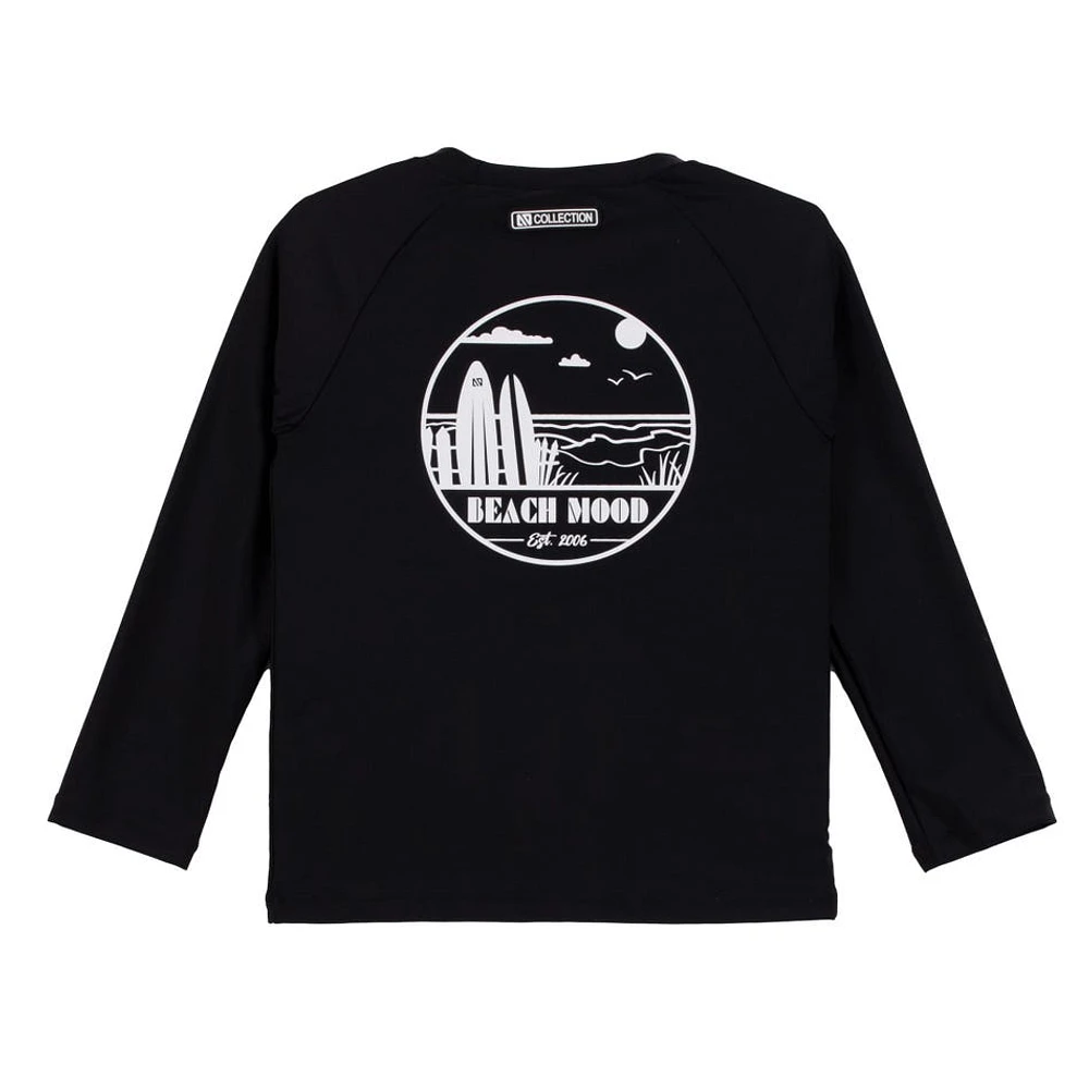 T-Shirt Maillot UV Manches Longues Uni 12-24mois