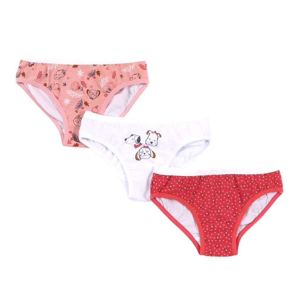 Dogs 3 Pieces Undies 2-12y