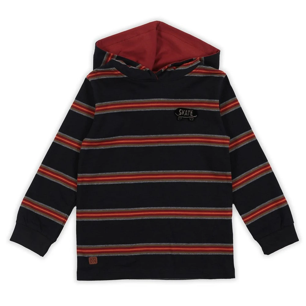 Spririt Hooded Striped T-Shirt 2-6y