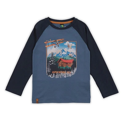 T-Shirt Raglan En Vol 7-12ans