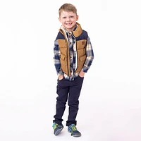 Flight Quilted Jacket 3-6y