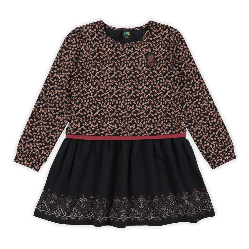 Autum Flowers Tunic 7-12y