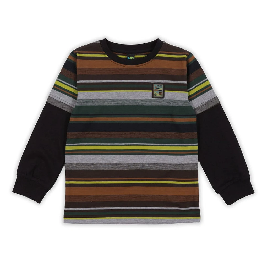 Wildlife Striped T-Shirt 7-12y