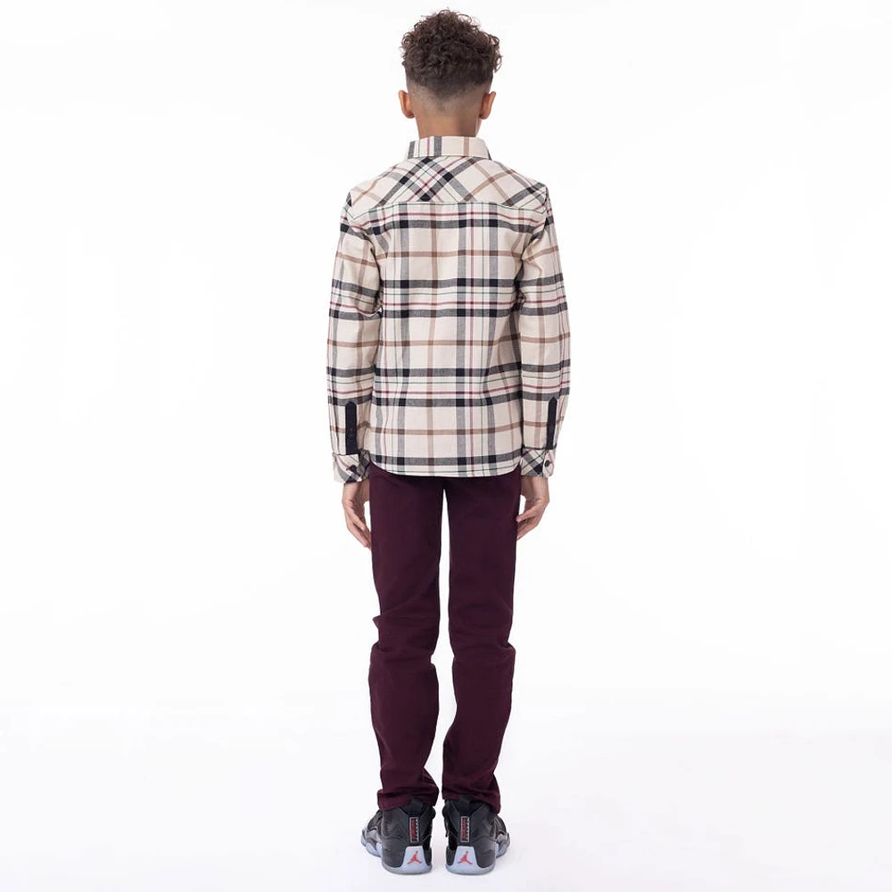 Chemise Carreaux Fêtes 7-12ans