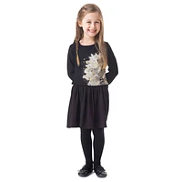 Confetti Peacock Dress 2-6y