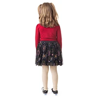 Confetti Red Dress 2-6y