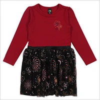 Confetti Red Dress 7-12y