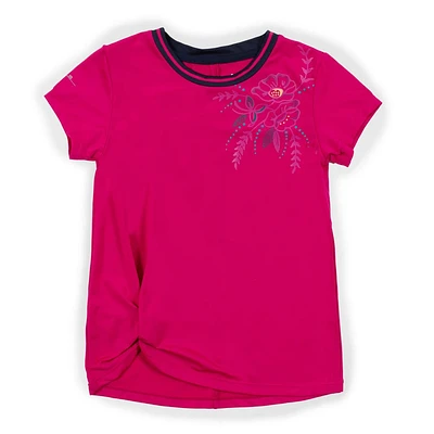 T-Shirt On Bouge! Fuchsia 4-6ans