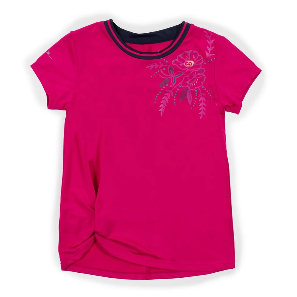 T-Shirt On Bouge! Fuchsia 7-14ans