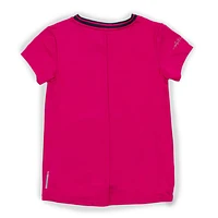 T-Shirt On Bouge! Fuchsia 7-14ans