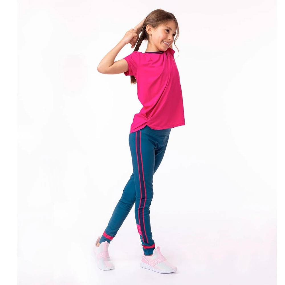 T-Shirt On Bouge! Fuchsia 7-14ans