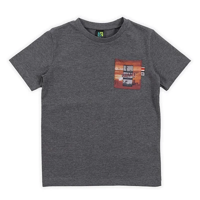 Spirit Pocket T-Shirt  7-14y