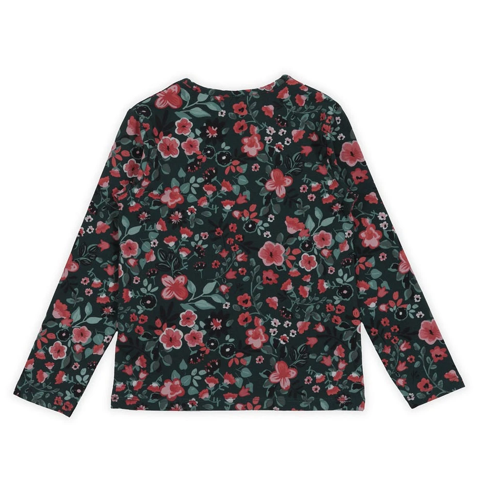 Flowers Printed T-Shirt 2-6y