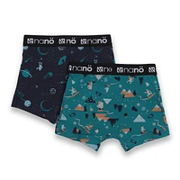 Printed 2-Pack Boxers 2-12y