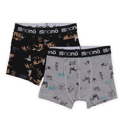 Boxers Ensemble de 2 Forêt 2-12ans