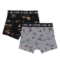Boxers Ensemble de 2 Forêt 2-12ans
