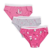 Llama 3-Pack Undies 2-12y