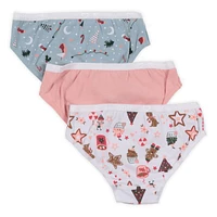 Holidays 3-Pack Undies 2-12y