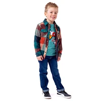 School Plaid Shirt 2-12y