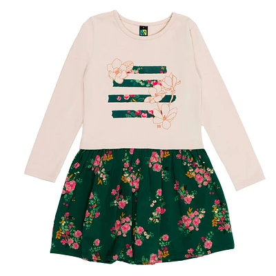 Gardens Flowers Dress 2-12y