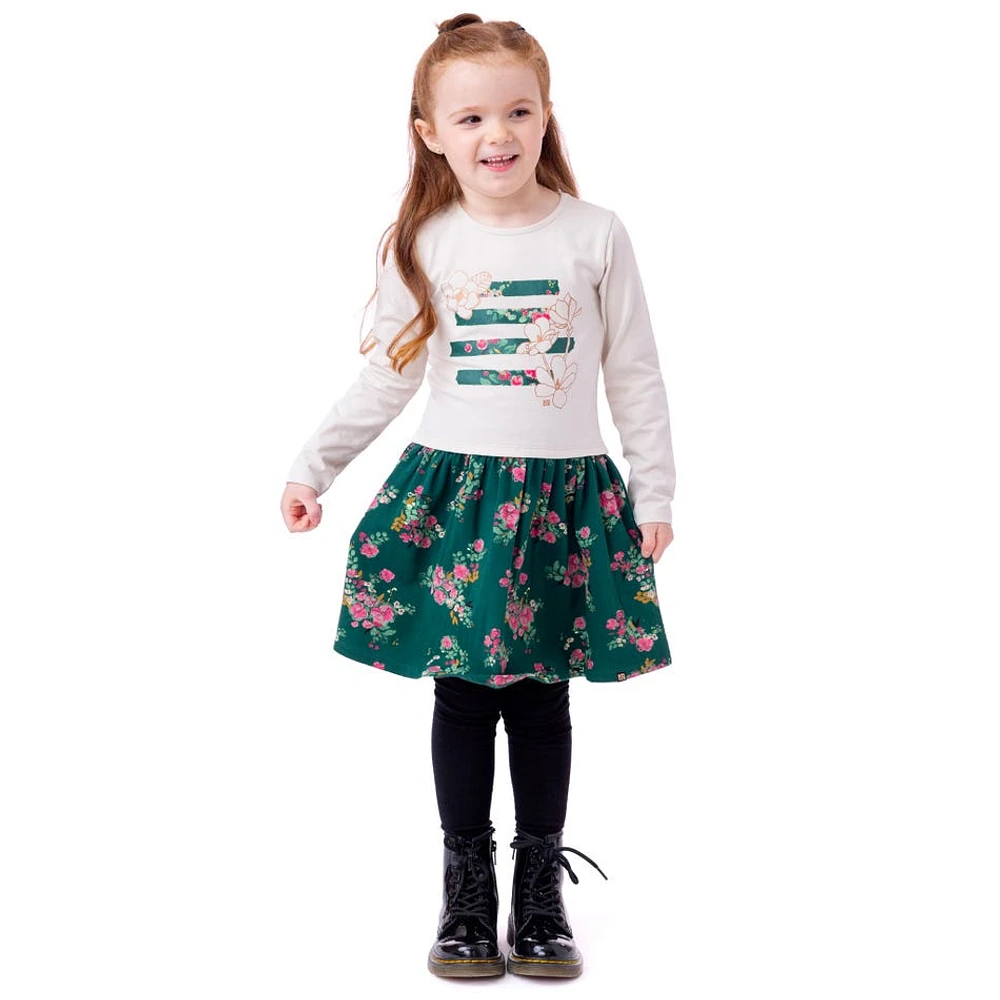 Robe Fleurs Jardins 2-12ans