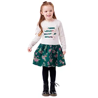 Gardens Flowers Dress 2-12y