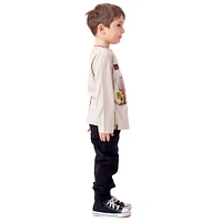 Pantalon Jogger Noir Nature 2-12ans