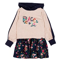 Bouquet Hooded Tunic 2-12y