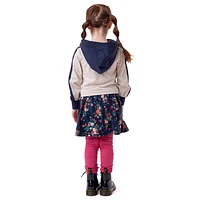 Bouquet Hooded Tunic 2-12y