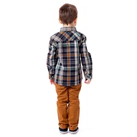 Elevation Plaid Shirt 2-12y