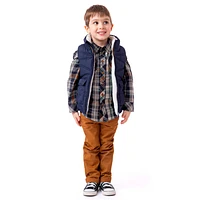 Elevation Quilted Vest 3-8y