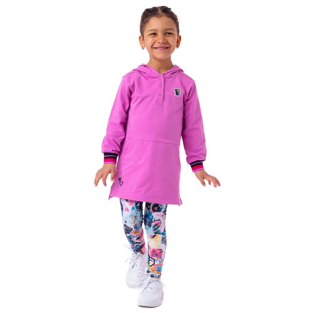 Funny Day Hooded Tunic 2-12y