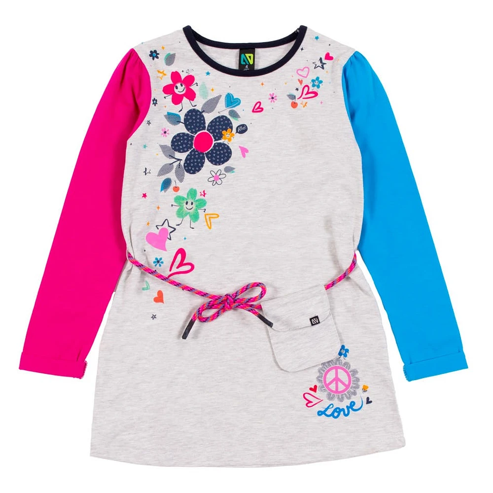 Funny Day Belted Tunic 2-12y