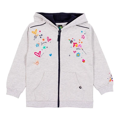 Funny Day Zip Hoodie 2-12y