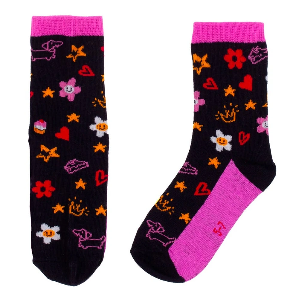 Funny Day Socks 2-12y