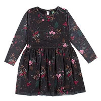 Shine Flowers Dress 2-12y