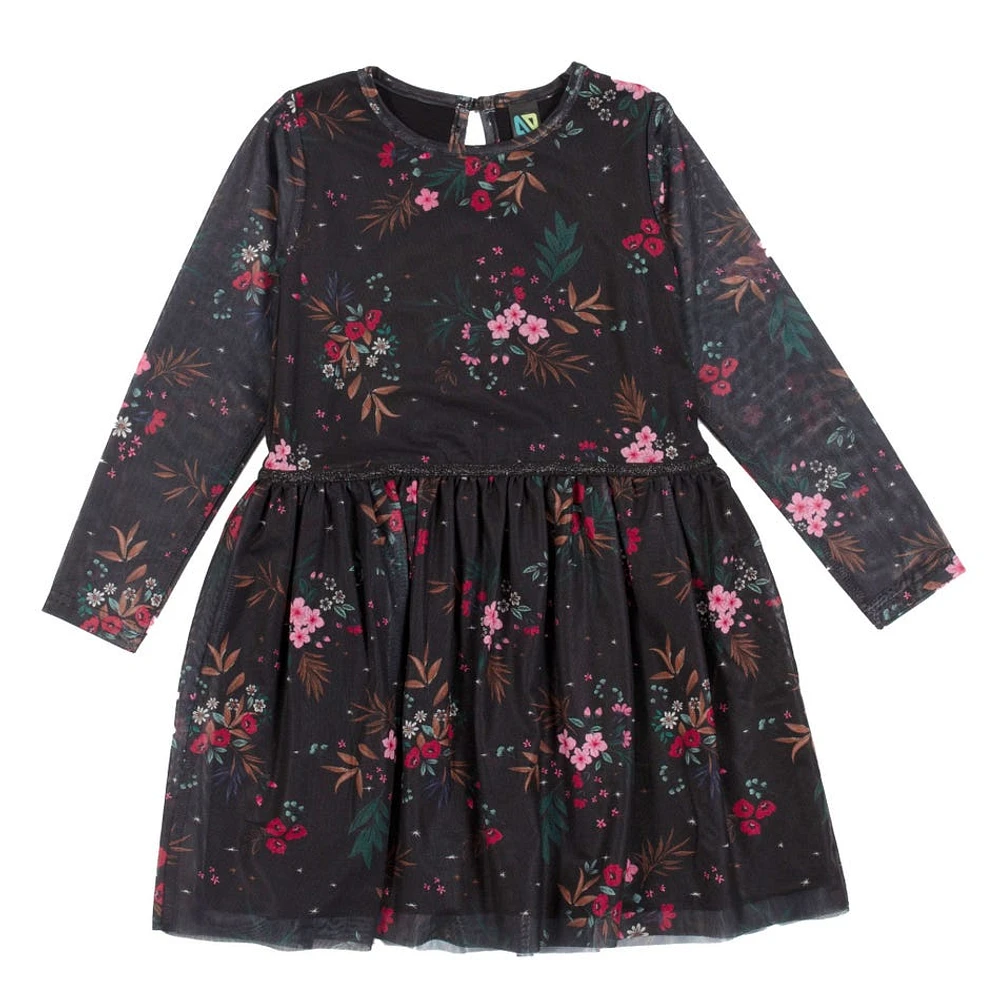 Robe Fleurs Briller 2-12ans