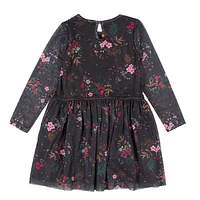 Shine Flowers Dress 2-12y