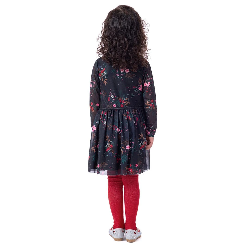 Robe Fleurs Briller 2-12ans